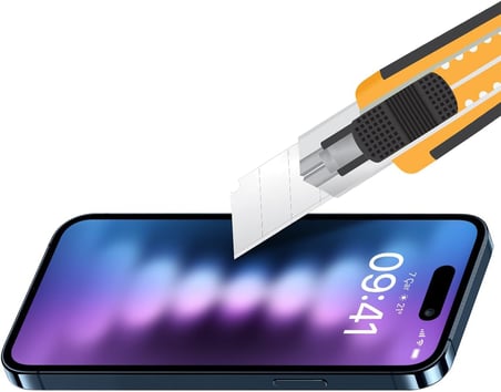 iPhone 15 Pro Max ile Uyumlu 5D Privacy Hayalet Ekran Koruyucu