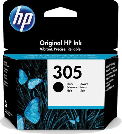 Orijinal 305 Black & Üç Renkli Mürekkep Kartuşu, Çoklu, 3YM61AE, 3YM60AE