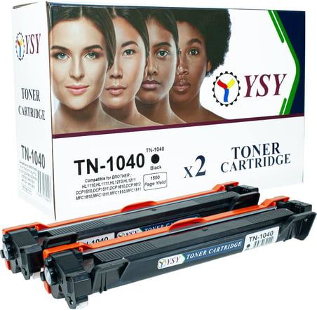 Brother TN-1040 Uyumlu 2'li Paket Muadil Toner - HL-1111 HL-1211W DCP-1511 DCP-1611W MFC-1911W (2x 1.500 Sayfa / Özel Kutulu)