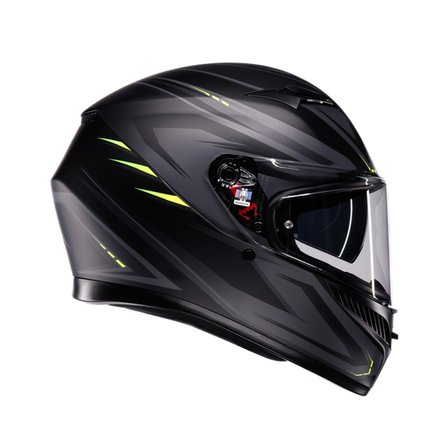 AGV KASK/K3 MPLK SYTH MATT BLACK/YELLOW FLUO