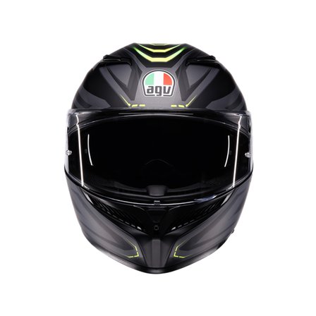 AGV KASK/K3 MPLK SYTH MATT BLACK/YELLOW FLUO