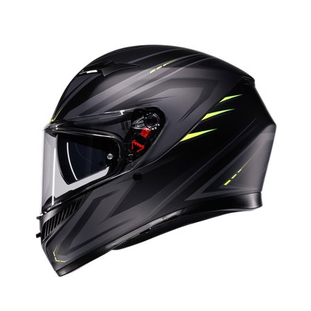 AGV KASK/K3 MPLK SYTH MATT BLACK/YELLOW FLUO