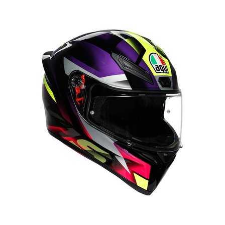 AGV KASK/K1 S FASTLAP BLACK PURPLE PINK