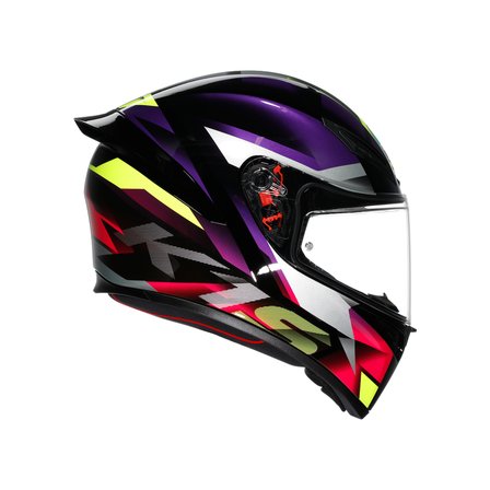 AGV KASK/K1 S FASTLAP BLACK PURPLE PINK