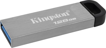 DataTraveler Kyson 128 GB DTKN/128GB 200 MB/s'ye kadar Okuma, 60MB/s' ye kadar yazma, Metal Gövdeli