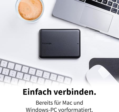 Canvio Partner 2 TB taşınabilir 2, 5 inç harici HDD, USB 3.2 Gen 1, Mac ve Windows ile uyumlu, USB ile çalışır