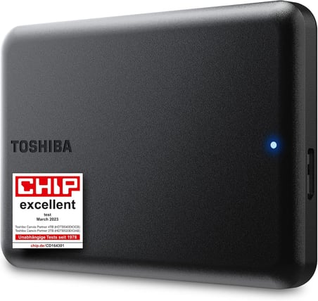 Canvio Partner 2 TB taşınabilir 2, 5 inç harici HDD, USB 3.2 Gen 1, Mac ve Windows ile uyumlu, USB ile çalışır