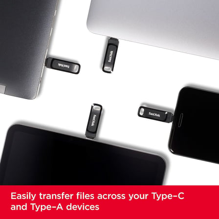 128GB Ultra Dual Drive Go USB Type-C Flash Drive, Flash Sürücü SDDDC3-128G-G46