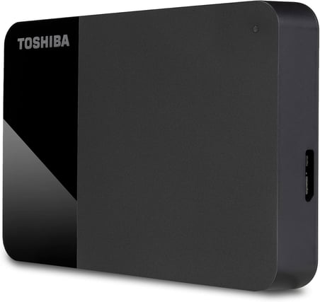 4TB Canvio Ready - taşınabilir harici 2,5 inç sabit disk, SuperSpeed USB 3.2 Gen 1, Microsoft Windows 7, 8 ve 10 ile uyumlu, siyah (HDTB410EK3AA)