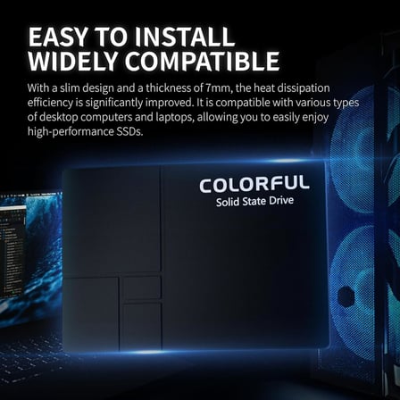 SL500 500-450MB/s 480GB SATA III SSD