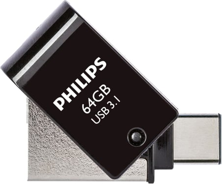 64GB OTG Dual Drive Type-C ve USB Flash Bellek