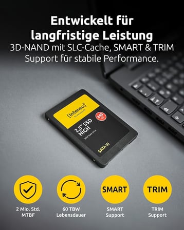 SSD 2.5 inç SATA 3 120 GB, Siyah