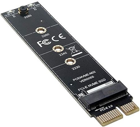 4391 M.2 Nvme Ssd Ngff To Pcie 3.0 X1 Adaptör M Key Kart Çevirici Dönüştürücü