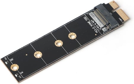 DK-AC-PEM1X NGFF/NVMe M.2 SSD PCI-E X1 Kartı, Siyah