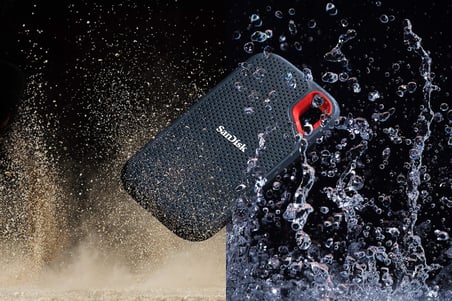 250GB Extreme Taşınabilir Harici SSD, USB-C, USB 3.1, 550MB/sn'e kadar - SDSSDE60-250G-G25
