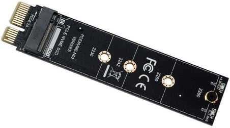 9143 M.2 Nvme Ssd Ngff To Pcie 3.0 X1 Adaptör PCIE ten PCI-E 3.0 1X destekli Yalnızca M.2 PCI-e M Key SSD'yi destekler, M.2 SATA B Key SSD'yi desteklemez. M Key Kart Çevirici Dönüştürücü