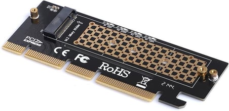 NVMe M.2 SSD - PCI-e X16 Anakart Dönüştürücü Kart (DK-AC-PEM16X)