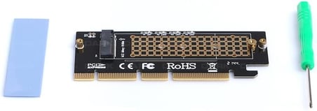 NVMe M.2 SSD - PCI-e X16 Anakart Dönüştürücü Kart (DK-AC-PEM16X)