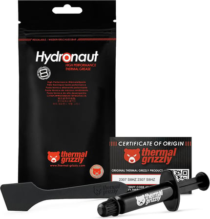 Hydronaut - Termal İletken Macun Yüksek Performanslı Gres Tüm Soğutucular İçin Kapsamlı Soğutma Sistemleri ve su Soğutması CPU ve GPU (1 Gram)