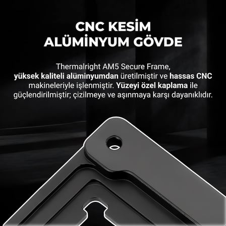 AMD AM5 Soket Güçlendirme Montaj Kiti TF7 Termal Macun Dahil Siyah ASF AM5