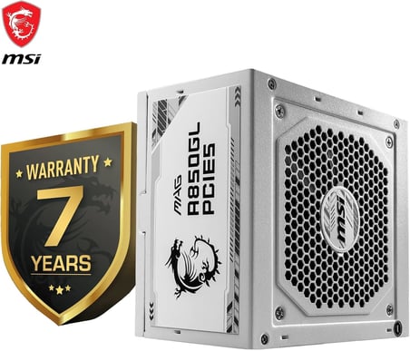 MAG A850GL White 850W 80 Plus Gold 120mm Power Supply