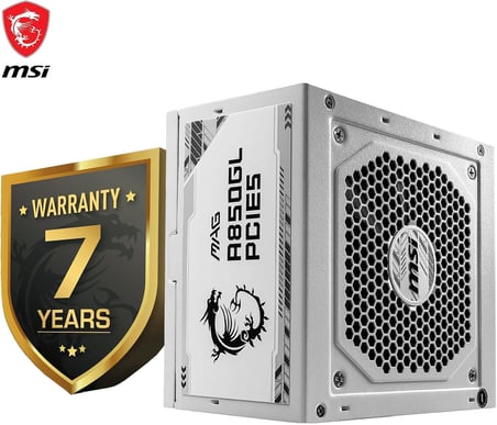 MAG A850GL White 850W 80 Plus Gold 120mm Power Supply