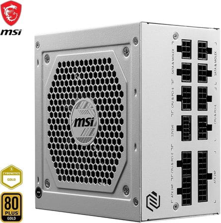 MAG A850GL White 850W 80 Plus Gold 120mm Power Supply