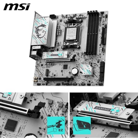 PRO B840M GAMING PLUS WIFI6E DDR5 HDMI PCIe 16X v4.0 AM5 mATX