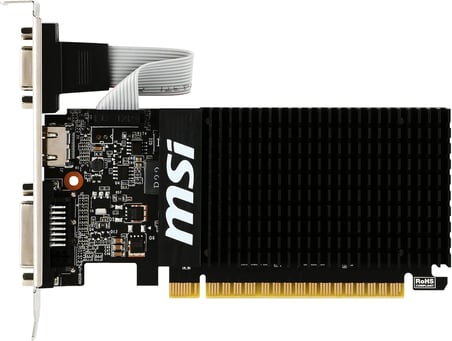 VGA GT 710 2GD3H LP GT710 2GB DDR3 64b DX12 PCIE 3.0 x16 (1xVGA 1xDVI 1xHDMI)