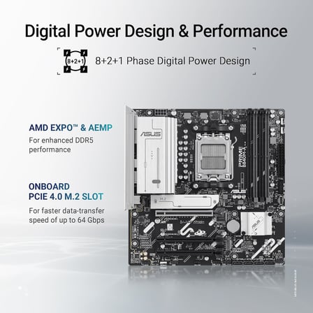 PRIME B840M-A-CSM WiFi6E AMD AM5 mATX Anakart