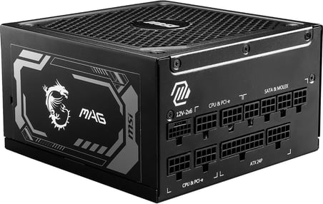 MAG A1000GL PCIE5 1000W 80+ GOLD POWER SUPPLY Bilgisayar Güç Kaynağı