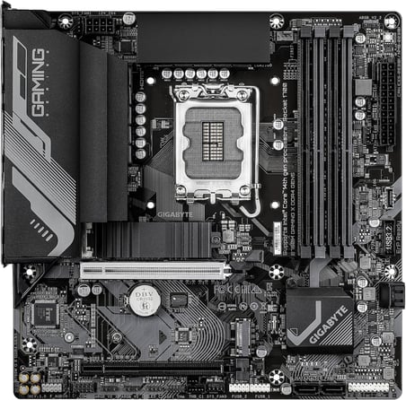 Anakart B760M GAMING X DDR4 GEN5 - 14. nesil Intel Core işlemcileri, 8+1+1 fazlı VRM, 3200 MHz DDR4, 2xPCIe 4.0 M.2, 2.5 GbE LAN, USB 3.2 Gen 1'i destekler