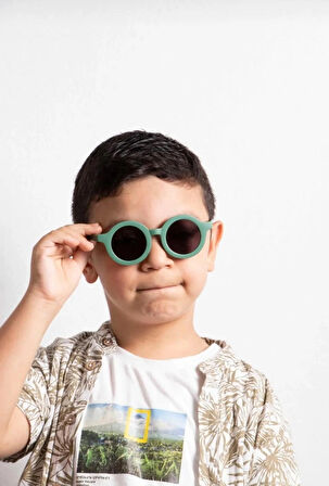 Luna Jewelry Yuvarlak Çocuk Güneş Gözlüğü