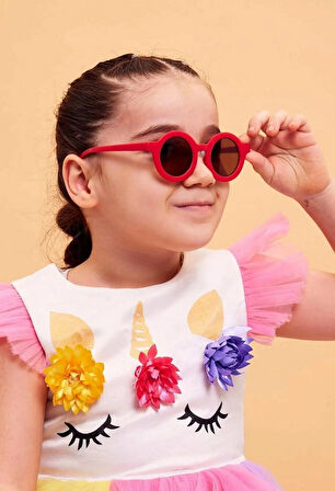 Luna Jewelry Happy Shades Yuvarlak Çocuk Güneş Gözlüğü