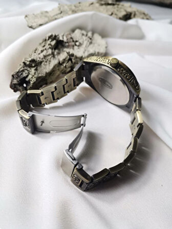 Luna Jewelry Royal Engrave  Metal Kordon Erkek Saati