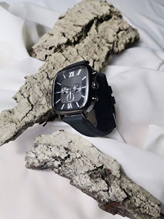 Luna Jewelry Iron Pulse Silikon Kordon Erkek Saati