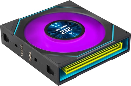 UNI FAN Reverse SL INF LCD FLEX 3x120mm Siyah Kasa Fanı (G9F.12RSLIND1F3B.00)