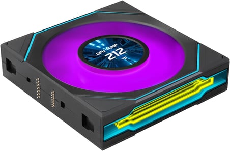 UNI FAN Reverse SL INF LCD FLEX 3x120mm Siyah Kasa Fanı (G9F.12RSLIND1F3B.00)