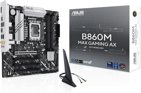 B860M MAX GAMING AX WiFi6 Intel LGA1851 mATX Anakart