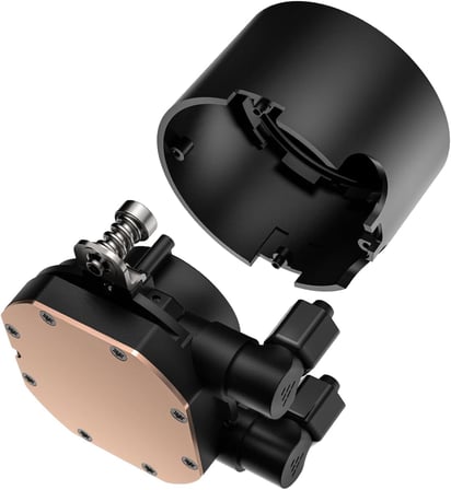 ARGB 360MM Sıvı Soğutucu, 120mm Sessiz ARGB Fanlar, Intel LGA 115X/1200/1700/20XX ve AMD AM4/AM5 ile Uyumlu (CPS DA360) Siyah
