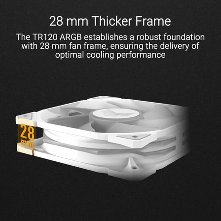 TUF TR120 120MM Beyaz Kasa Fanı