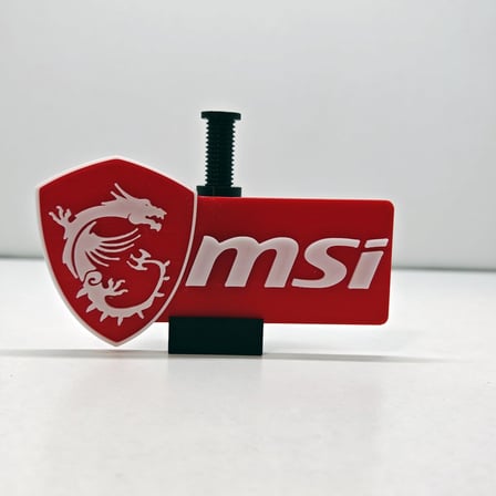 MSI Logolu Ayarlanabilir Ekran Kartı Tutucu - GPU Sarkma Önleyici Yükseklik Ayarlı Destek Aparatı (60mm - 105mm)