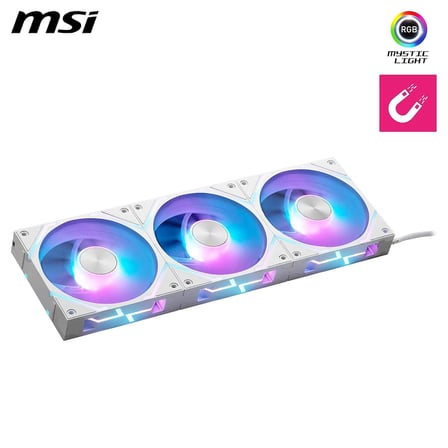 MPG EZ120 ARGB WHITE-3W 2000RPM 3 'lü Fan Seti