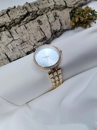 Luna Jewelry Aurora Zirkon Taşlı 316 L Çelik Kadın Saati