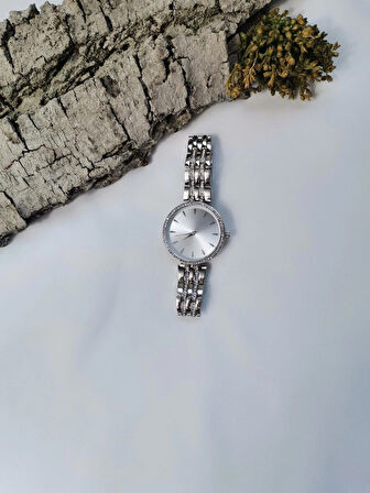 Luna Jewelry Aurora Zirkon Taşlı 316 L Çelik Kadın Saati