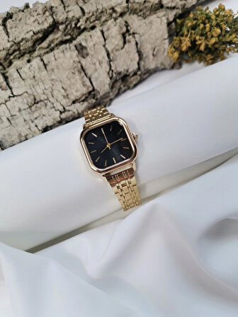 Luna Jewelry Kare Kasa 316 L Çelik Kadın Kol Saati