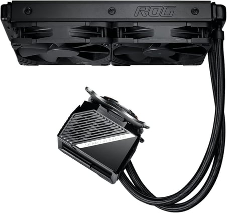 Rog Ryujin II 240 Oled Aura Sync RGB 2X Noctua IPPC 2 Pwm 120 mm Fan Sıvı CPU Soğutucusu