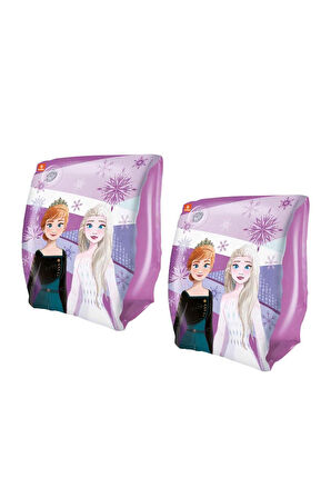 Lisanslı Disney Frozen Şişme Kolluk ile Havuzda ve Denizde Anna ve Elsa Büyüsü Sizinle!