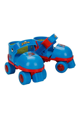3+ Yaş Spiderman 4 Teker Paten Seti Beyaz Tek Sıra 4