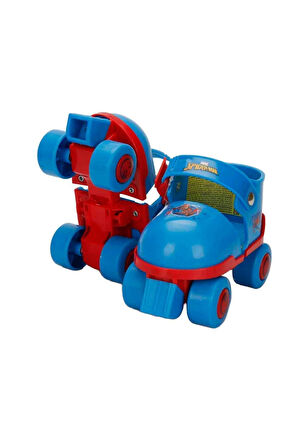 3+ Yaş Spiderman 4 Teker Paten Seti Beyaz Tek Sıra 4